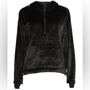 Athletic Works Black Plush Hoodie/NWOT